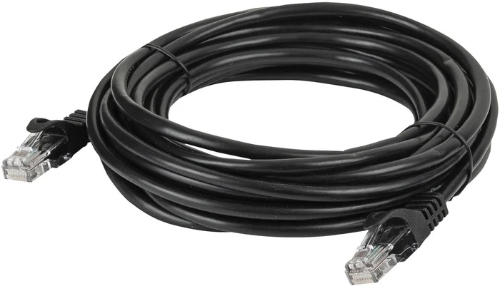 DAP-Audio Cat5e-Kabel – U/UTP schwarz, 6 m