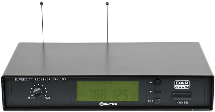 DAP-Audio ER-1193B 1-Kanal-PLL-Empfänger mit 193 Frequenzen, 614–638 MHz
