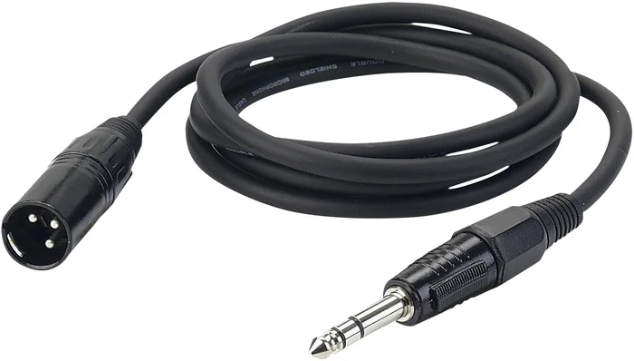 DAP-Audio FL04 – symmetrischer XLR/M 3P-Stecker auf Stereo-Klinke, 1,5 m