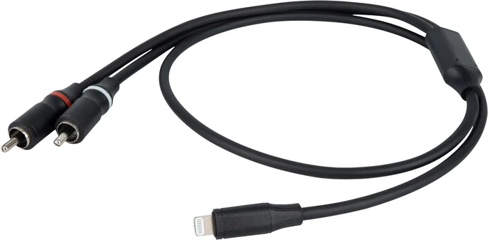 DAP-Audio FL100 – Lightning auf 2 RCA-Stecker, 0,75 m