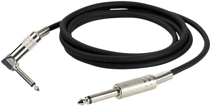 DAP-Audio FL29 – unsymmetrischer Klinkenstecker auf Klinkenstecker, 90°, 6 m