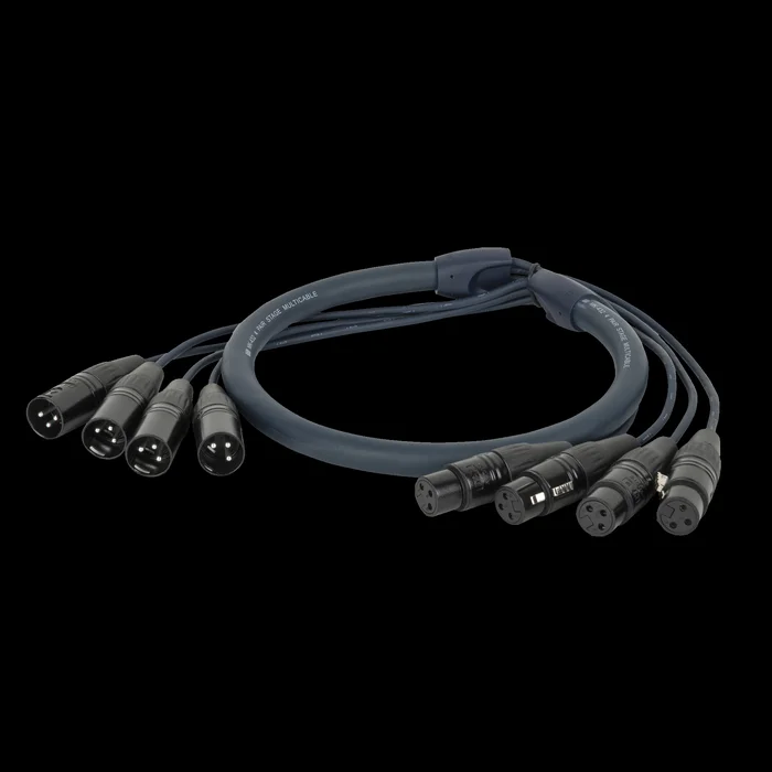 DAP DMX-Multikabel 4-fach 3-polig XLR 4-Universum Multikabel – 20 m