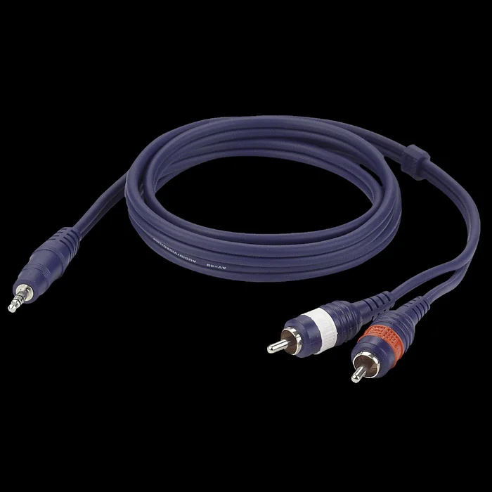 DAP FL30 – stereo mini-jack to 2 RCA male L/R 1,5 m