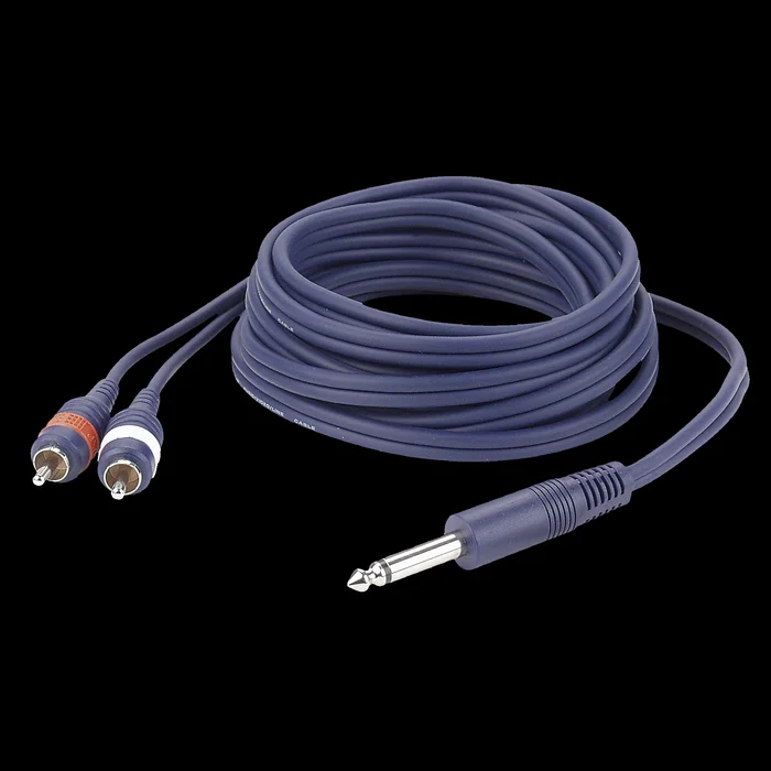 DAP FL33 – mono Jack to 2 RCA male L/R 3 m