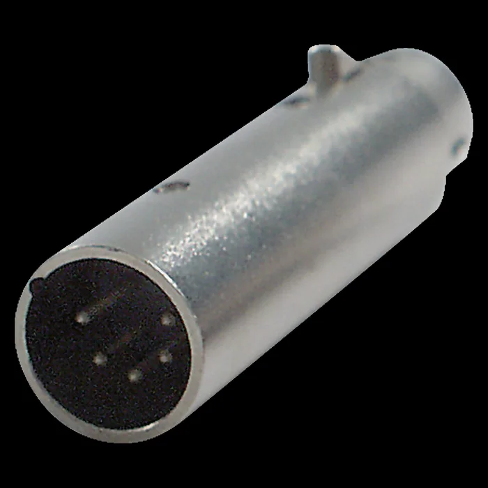 DAP FLA29 – XLR 5P male to XLR 3P female adapter 5P. XLR (Male)>3P. XLR-DMX-Adapter – female