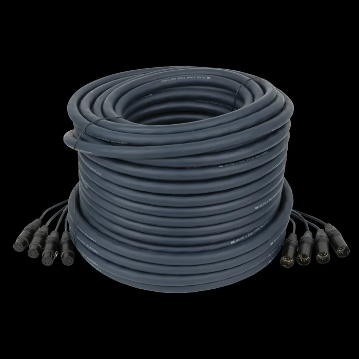 DAP Neutrik DMX Snake 4-fach 5-polig XLR 4-Universum Multikabel – 50 m