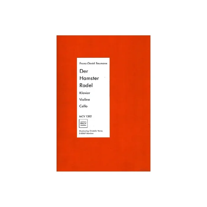 Der Hamster Radel für Violine,