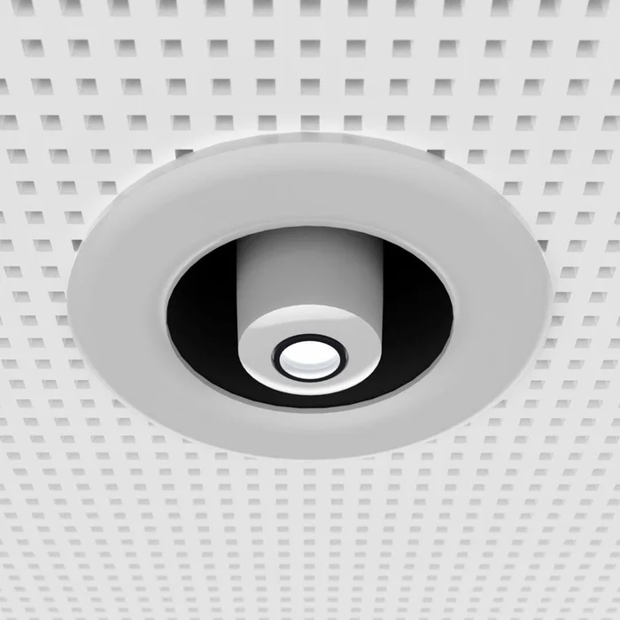 Derksen PHOS 45 DL indoor LED Projektor, Silbern, 40 W, 2390 Lumen, IP20, DL=Downlight-Version