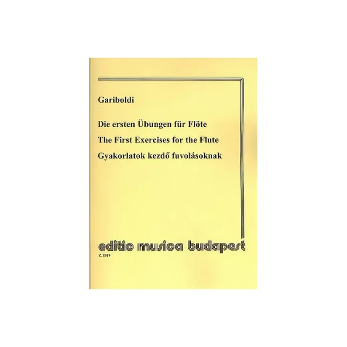 Die ersten Übungen für Flöte