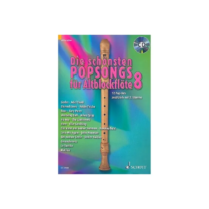 Die schönsten Popsongs Band 8 (+CD)