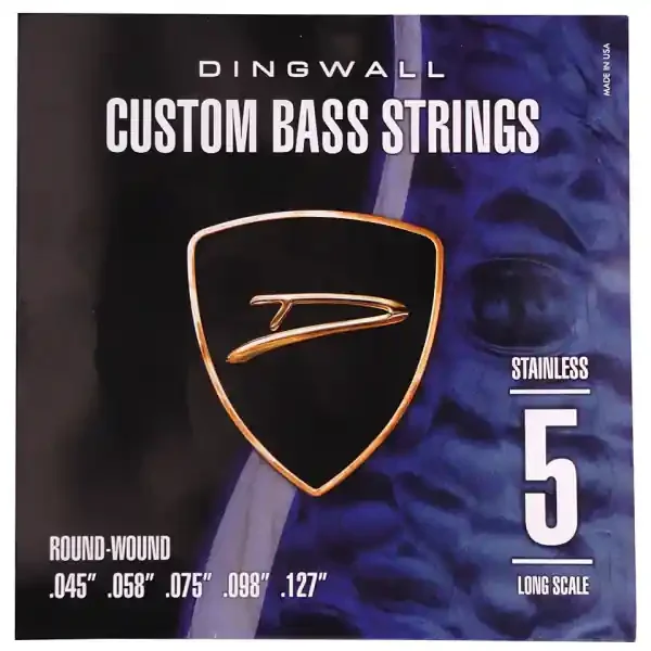 Dingwall DWSS5 Long Scale Stainless Steel Bass Strings, 45-127