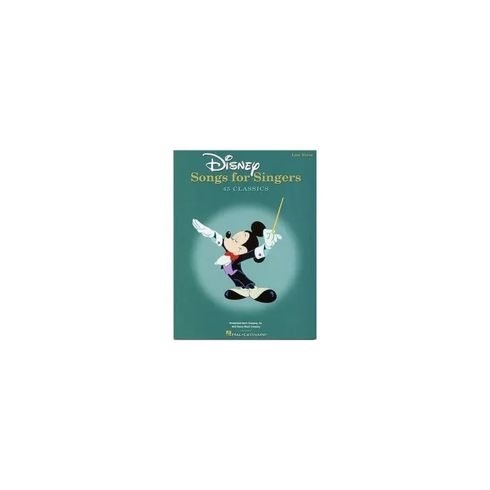 Disney Songs for Singers 45 classics