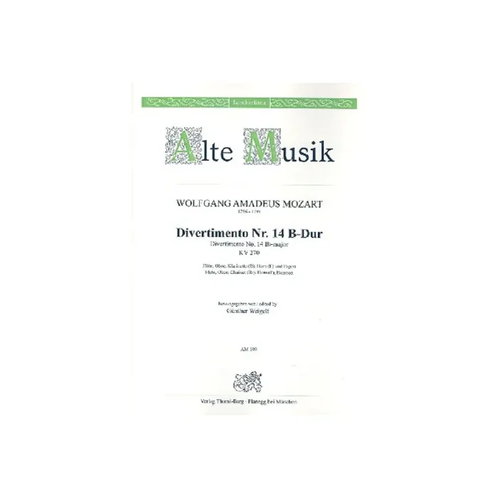 Divertimento B-Dur Nr.14 KV270