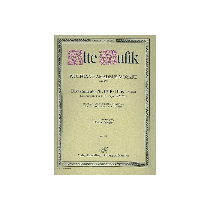 Divertimento F-Dur Nr.13 KV253