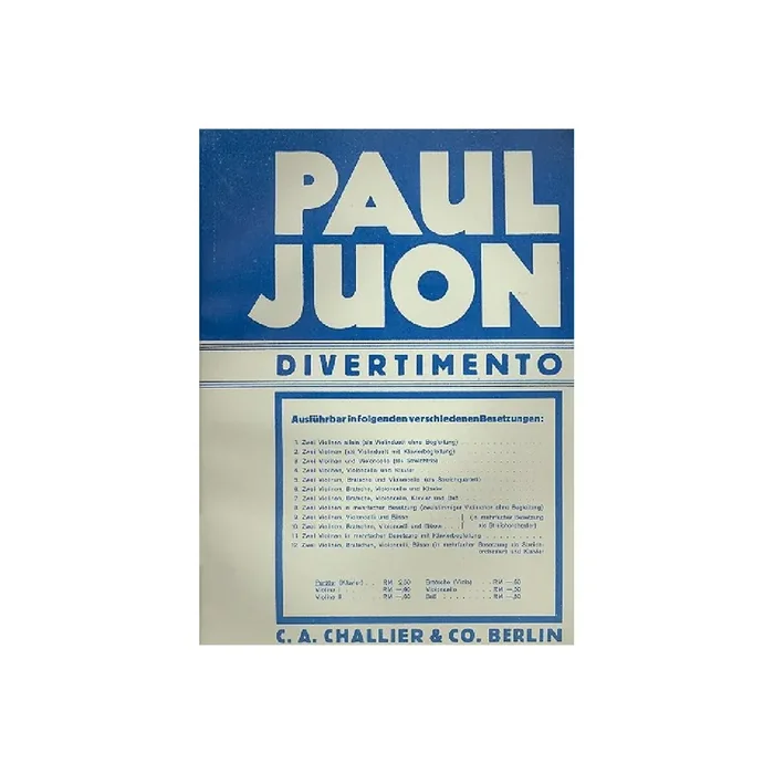 Divertimento G-Dur op.92