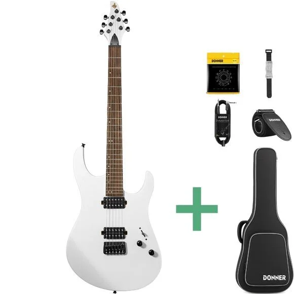 Donner DMT-100 W E-Gitarre white