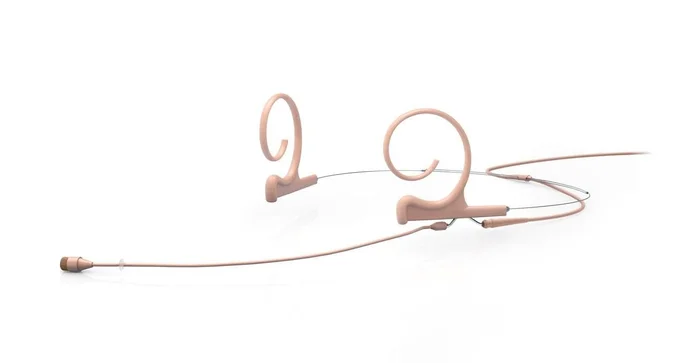 DPA 4266 CORE+ Omni Flex Headset Mic, 110 mm Boom, Beige, TA4F Mini-XLR