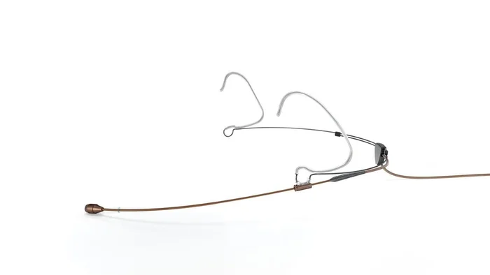 DPA 4466 CORE Omni Headset Mic, Brown, 3-pin LEMO