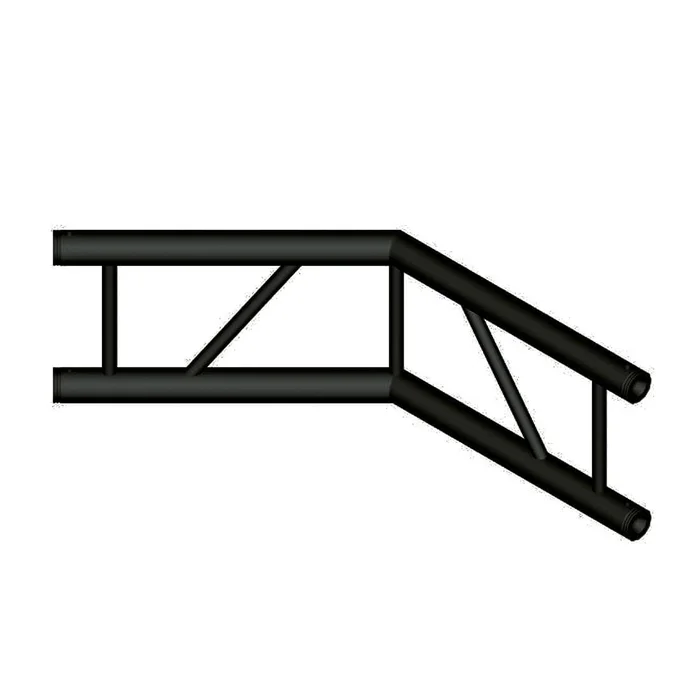 DURATRUSS DT 32/2-C23V-L135 black, 2-Wege-Ecke 135°, vertikal, schwarz