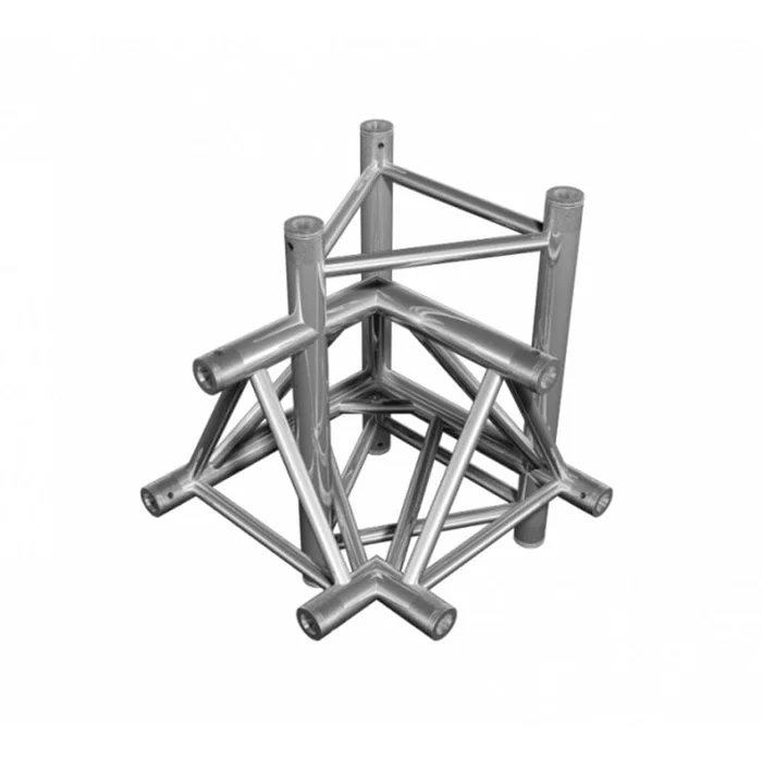 DURATRUSS DT 43/2-C44-LUDR, 3-Wege-Ecke 90° + oben + unten rechts