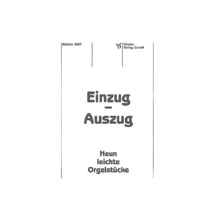 Einzug – Auszug