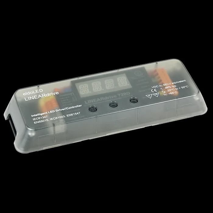 ELDOLED LINEARdrive Constant Voltage eldoLED LIN720D DALI/DMX 4 Kanäle 4 Ausgänge. 6A/Ch