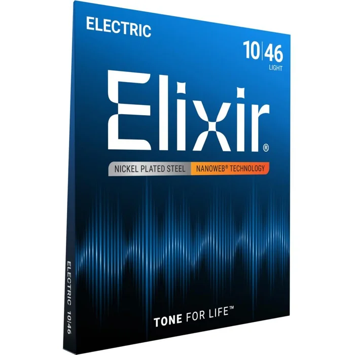 Elixir Strings E-Gitarrensaiten Nanoweb Light (.010-.046)