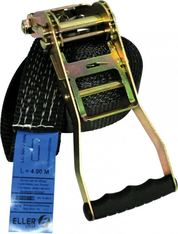 Eller Strap – 35 mm, 4m, 1-teilig, schwarz 3000 kg