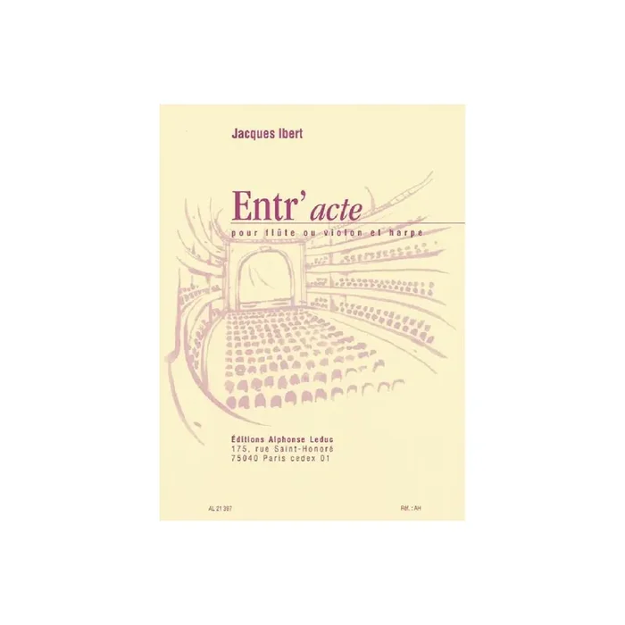 Entr‘acte pour flûte et harpe (vl)