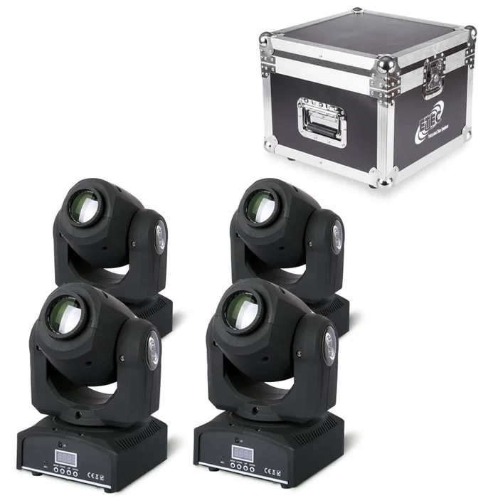 ETEC LED Moving Head E30 Pocket Spot Set mit Flightcase