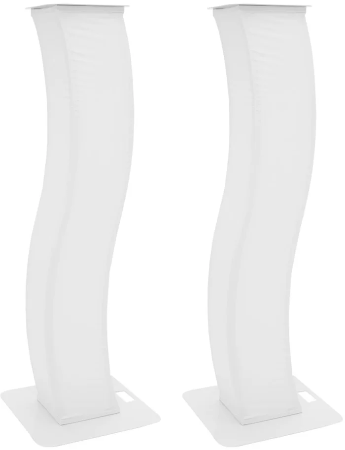 EUROLITE 2x Stage Stand 150cm geschwungen inkl. Cover und Tasche