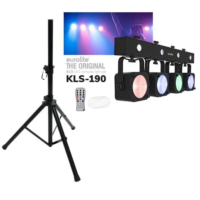 EUROLITE LED KLS-190 Kompakt-Lichtset inkl. Stativ
