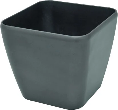 EUROPALMS Dekotopf LUNA-33, eckig, espresso