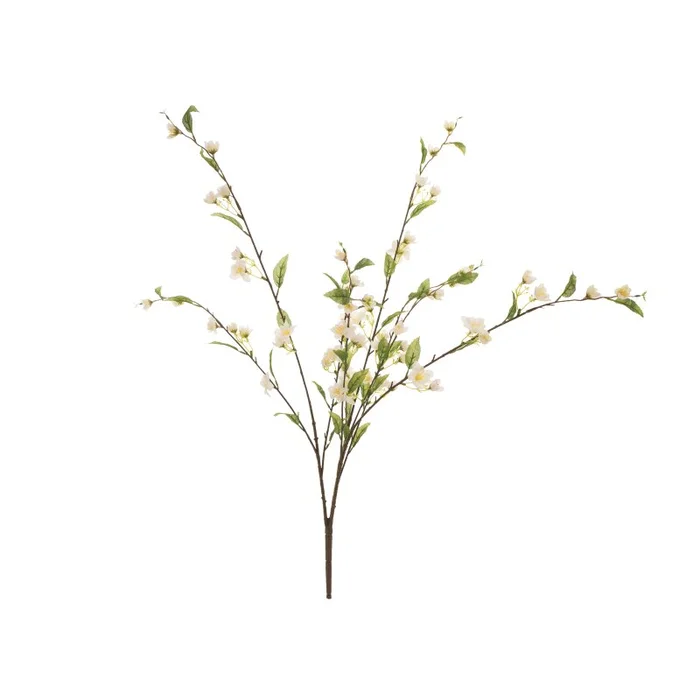 EUROPALMS Kirschzweig, künstlich, weiß, 60cm