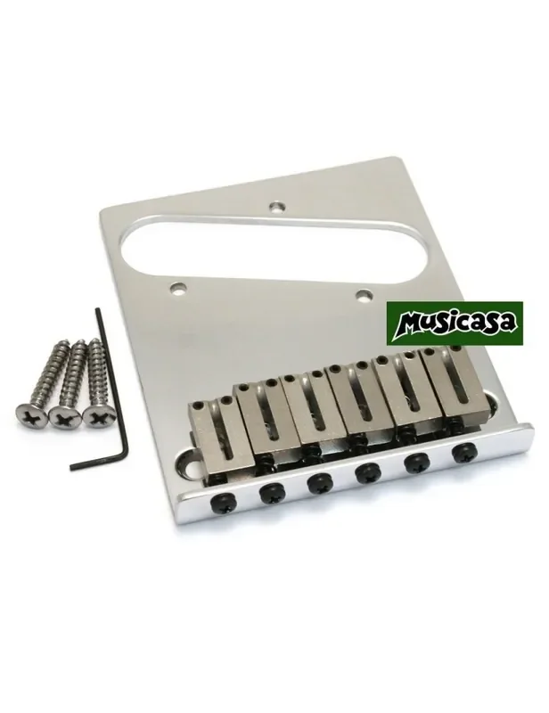 FENDER BRIDGE KIT TELECASTER AMER 6 SADDLE CHROME 099-0807-100
