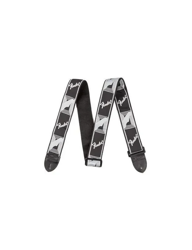 FENDER STRAP MONOGRAM BK/LG/DG GREY 2″ 0990681543 Correa guitarra