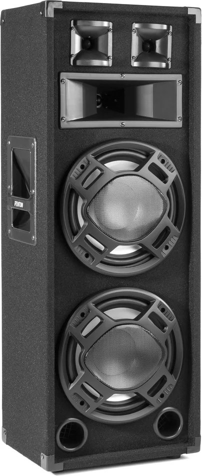 Fenton BS210 Schwarz PA Lautsprecher 2x 10″ LED 800W