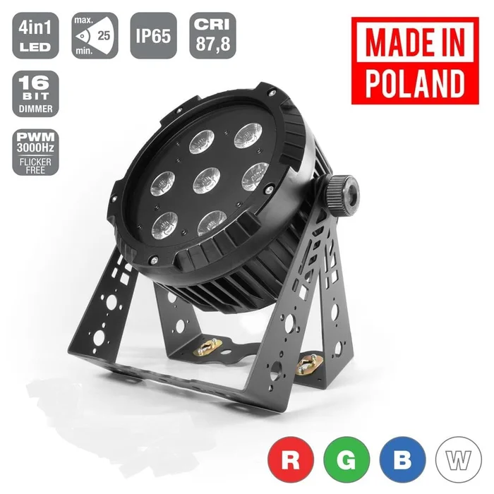 Flash Professional LED PAR 64 7x10W RGBW, IP65- Mk2