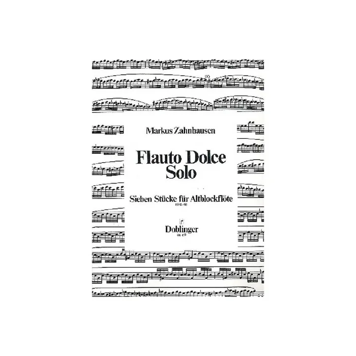 Flauto dolce solo 7 Stücke für