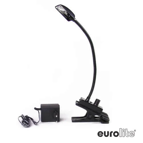 Flexilight Schwanenhalsleuchte 12V/5W mit Trafo und Klemme