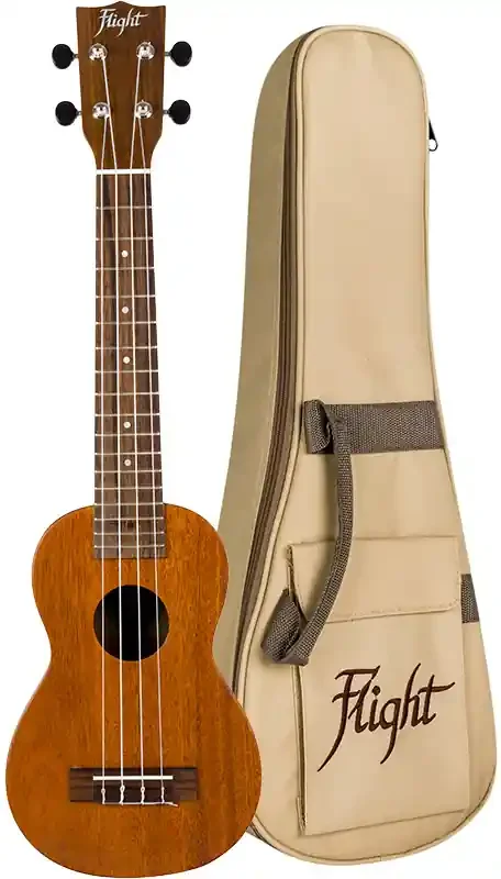 Flight LUS5 Sopranukulele Solid Mahagoni