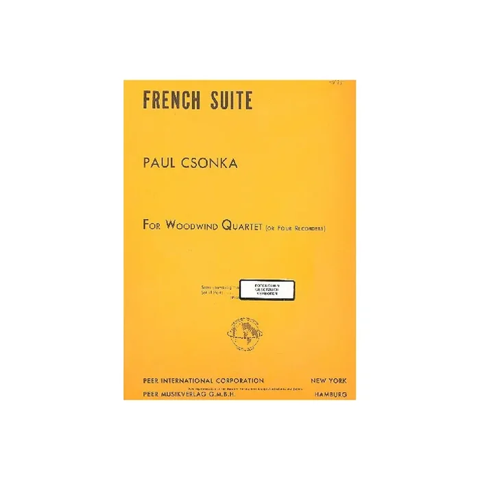 French Suite for woodwind quartet