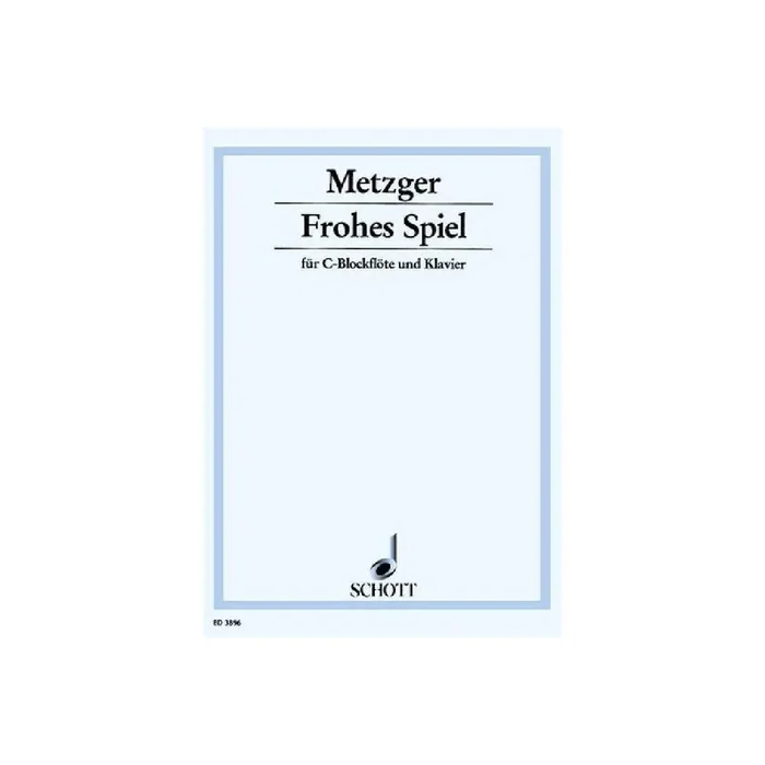 Frohes Spiel für C-Blockflöte und Klavier