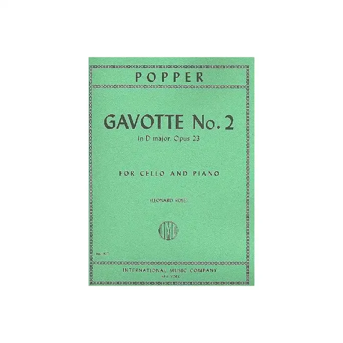 Gavotte op.23,2 for cello and