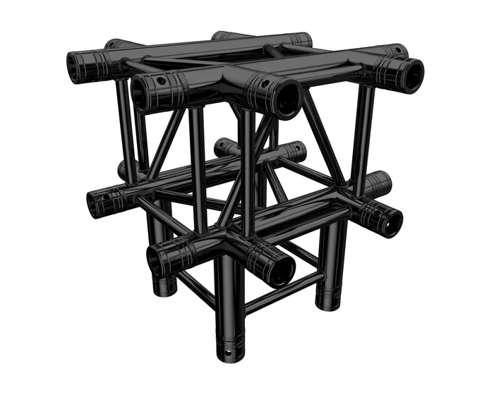 Global Truss F34 P 5-Weg Ecke C55 stage black
