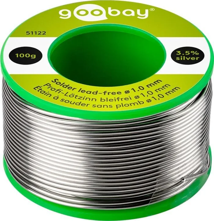 Goobay Profi-Lötzinn bleifrei, ø 1,0 mm, 100 g