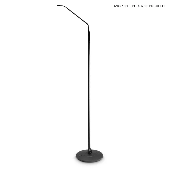 Gravity MS 23 XLR B – Mikrofonständer mit XLR-Anschluss und Schwanenhals