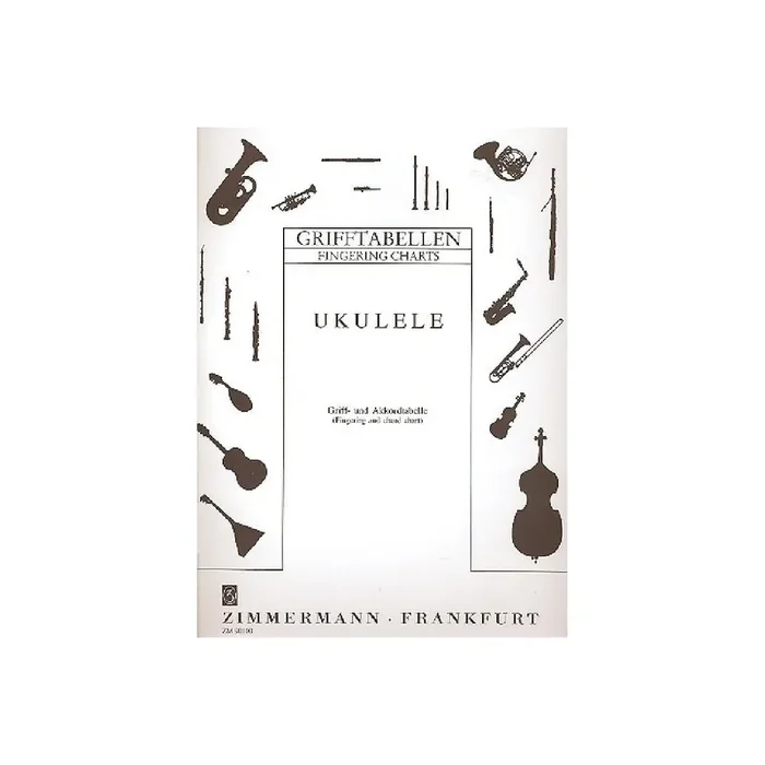 Grifftabelle für Ukulele