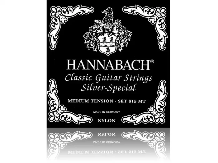Hannabach 815MT Saitensatz medium Tension schwarz