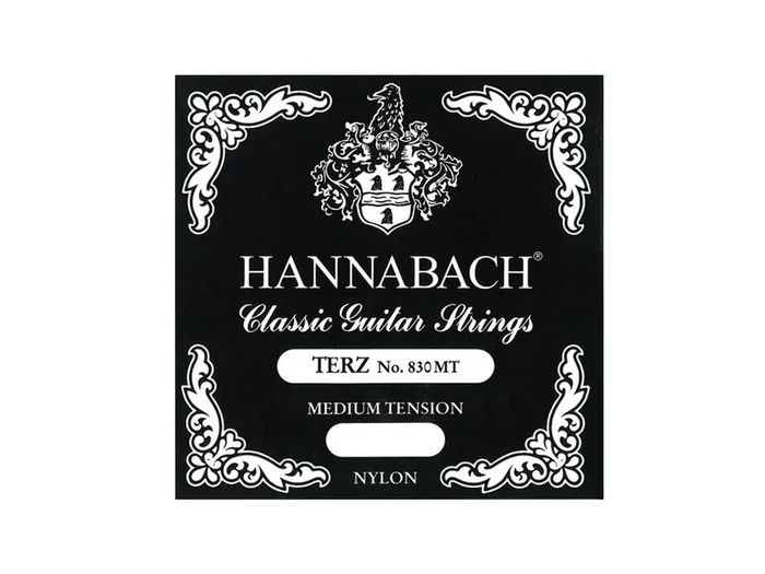 Hannabach 8301MT 1G medium Tension schwarz TERZGITARRE